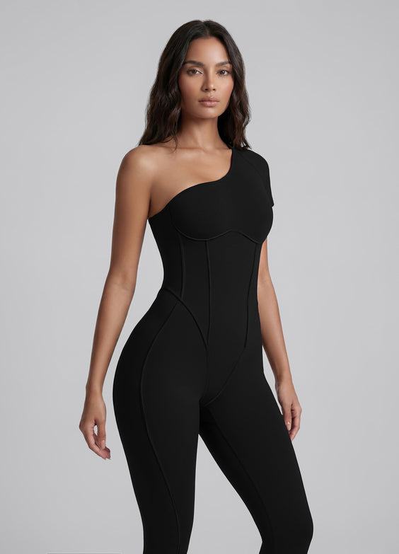 One-Shoulder Full-Length Catsuit
