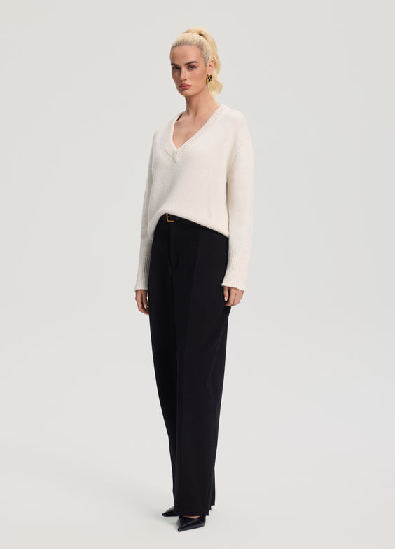 V-Neck Wool Sweater
