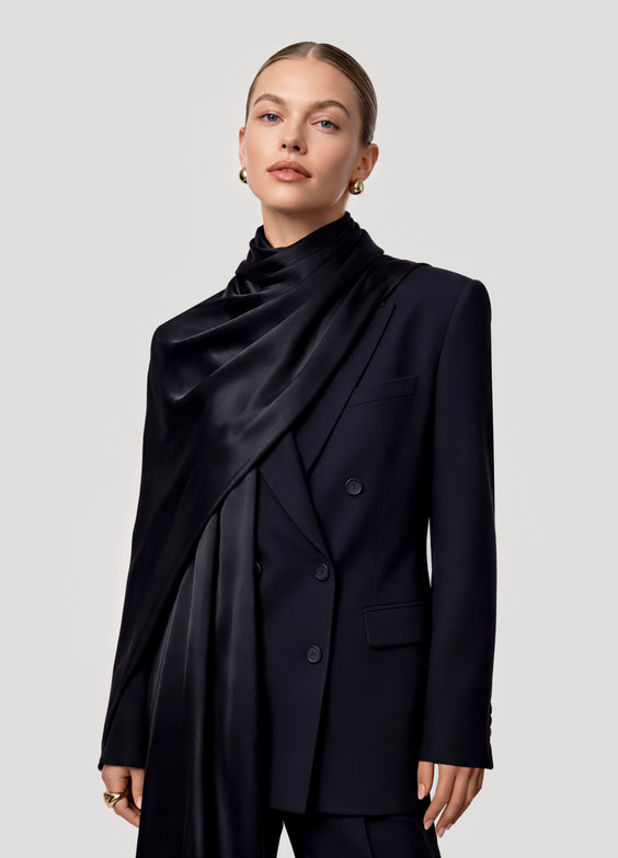 Satin Wrap Shawl
