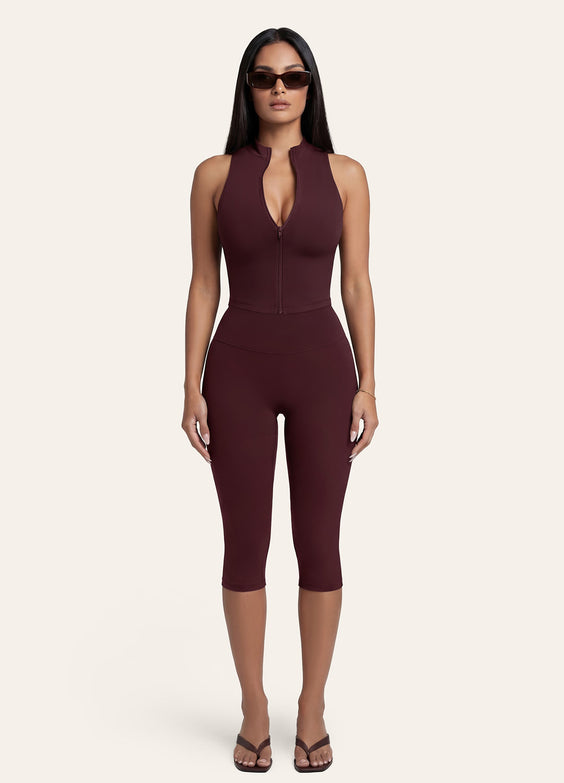 High-Waisted Sculpt Capri Leggings