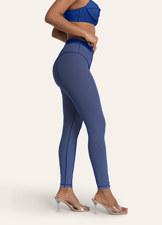 Semi-Sheer High-Rise Leggings