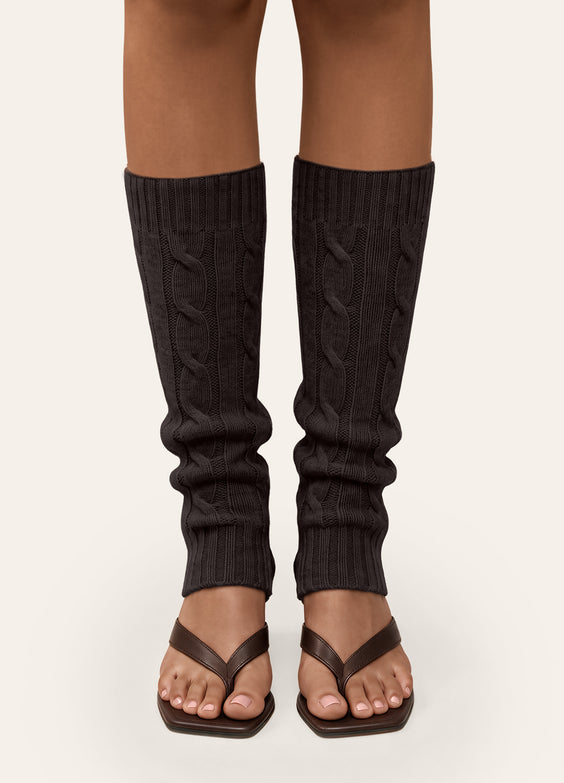 Cable Knit Leg Warmers