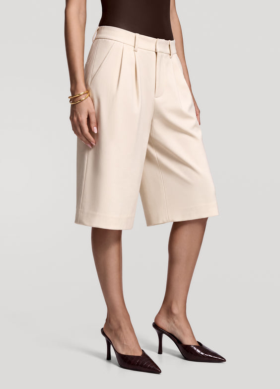 Low-Rise Bermuda Shorts