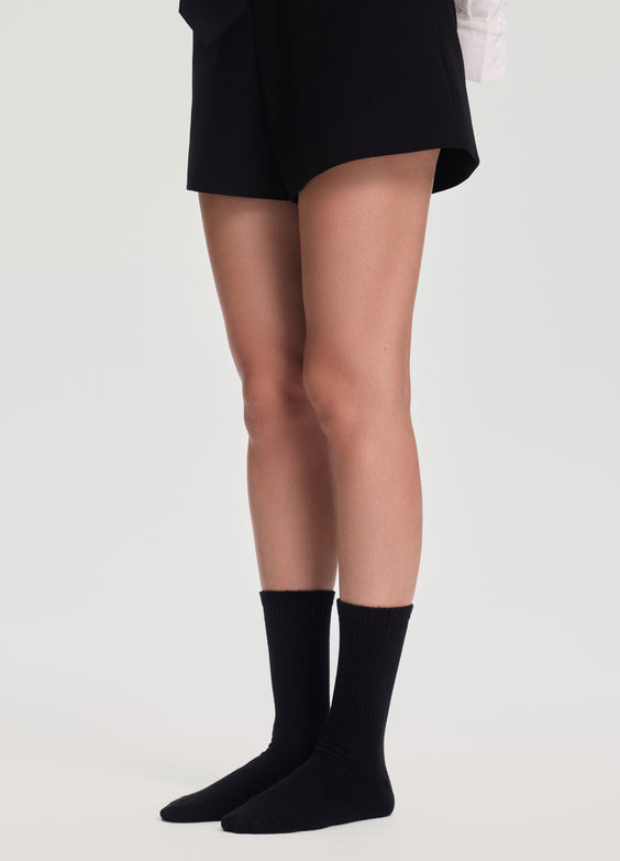 Unisex Ribbed Crew Socks 3-Pack