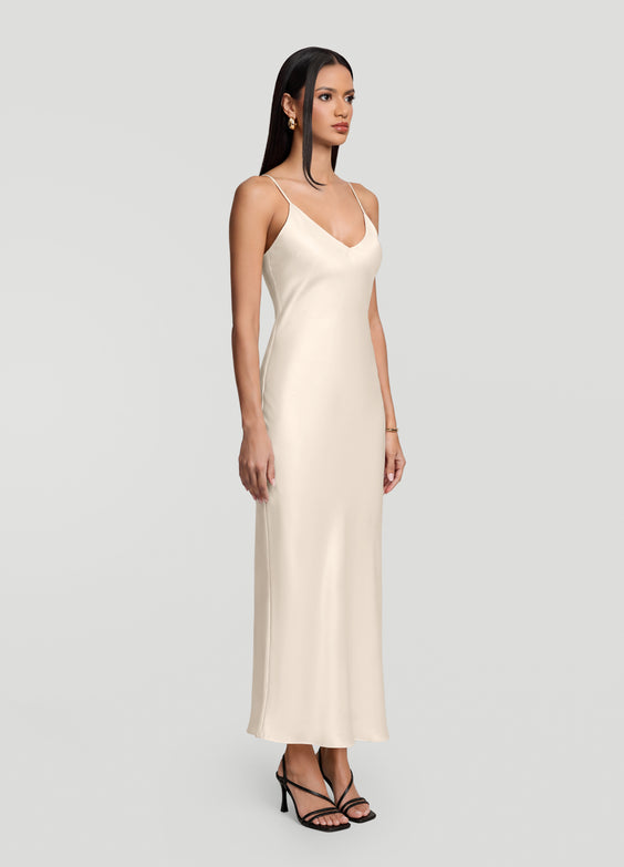 Satin Slip Maxi Dress