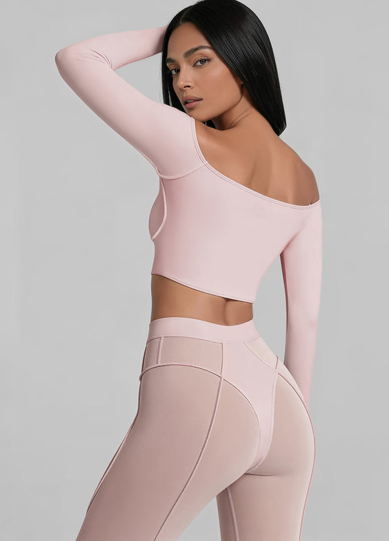 Off-the-Shoulder Long Sleeve Top