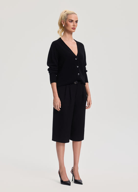 Classic Button Wool Cardigan