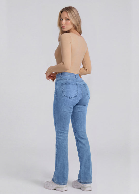 High Waisted Flare Jeans