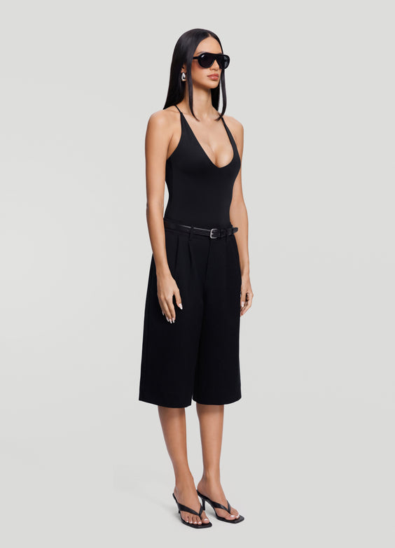 Low-Rise Bermuda Shorts