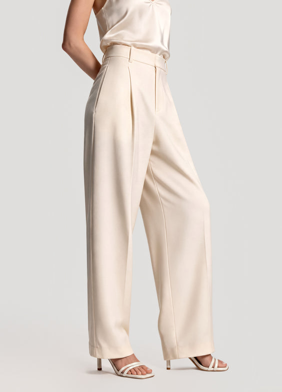 Mid Rise Wide-Leg Pants