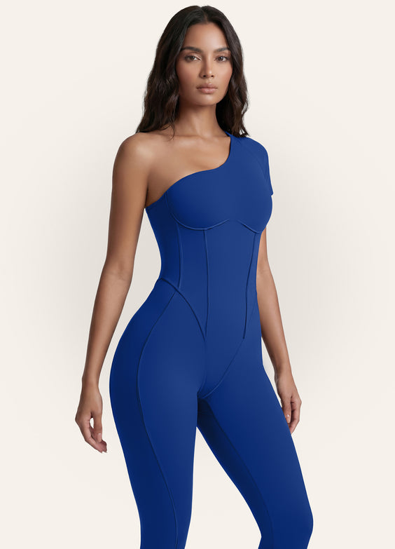 One-Shoulder Full-Length Catsuit
