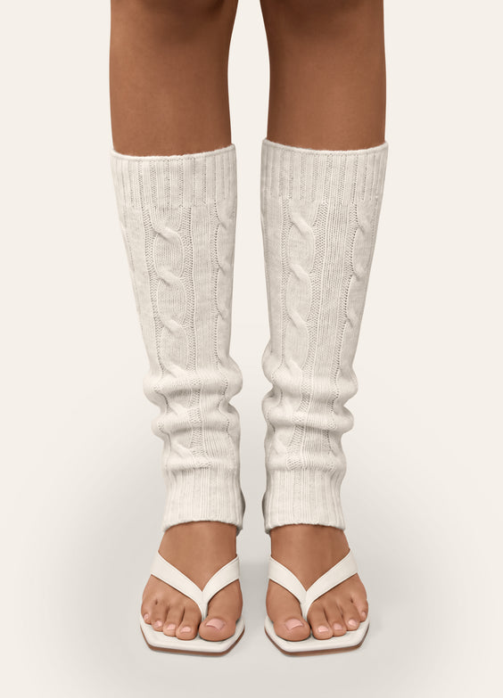 Cable Knit Leg Warmers