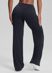Pantaloni a Gamba Dritta Fluidi, Elastici e Morbidi