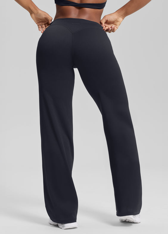 Straight Leg Flowy Stretchy Soft Sweat-Wicking Bottoms