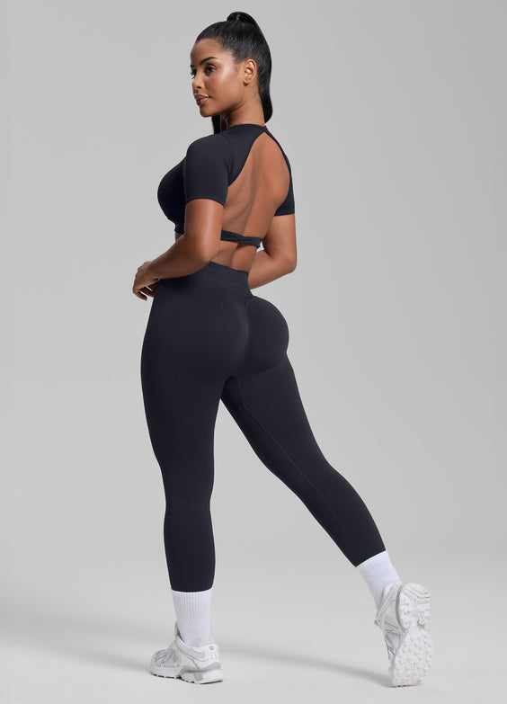 Ultrasculpt High Waisted Butt Lifting Tummy Control Shaping Training Leggings