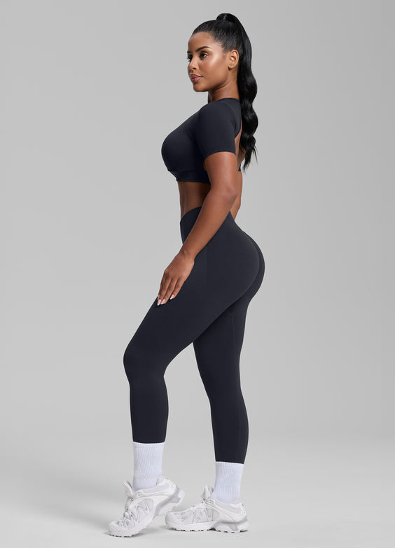 Ultrasculpt High Waisted Butt Lifting Tummy Control Shaping Training Leggings