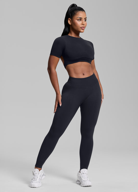 Ultrasculpt High Waisted Butt Lifting Tummy Control Shaping Training Leggings