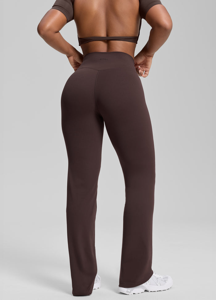 Pantaloni a Gamba Dritta Fluidi, Elastici e Morbidi