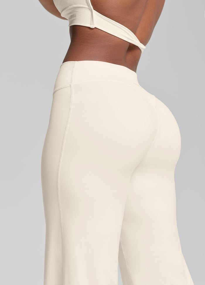 Pantalones de pierna recta, fluidos, elásticos, suaves y absorbentes