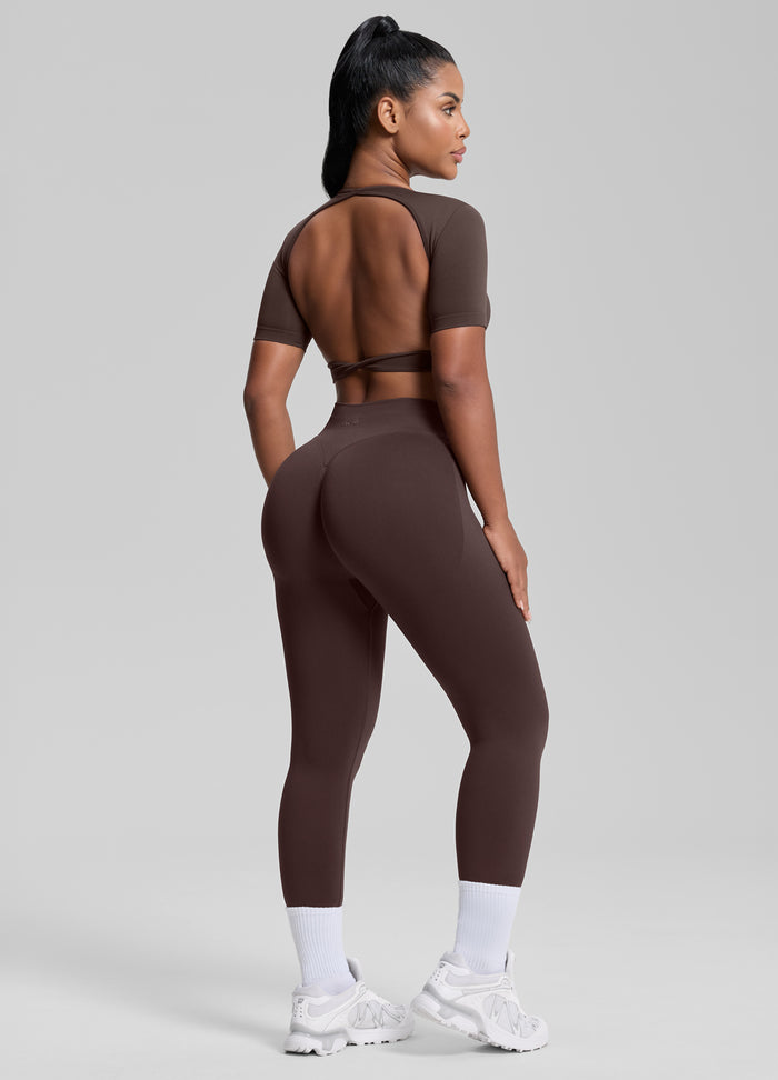 Ultrasculpt Leggings Modellanti a Vita Alta per il Controllo della Pancia e il Sollevamento dei Glutei
