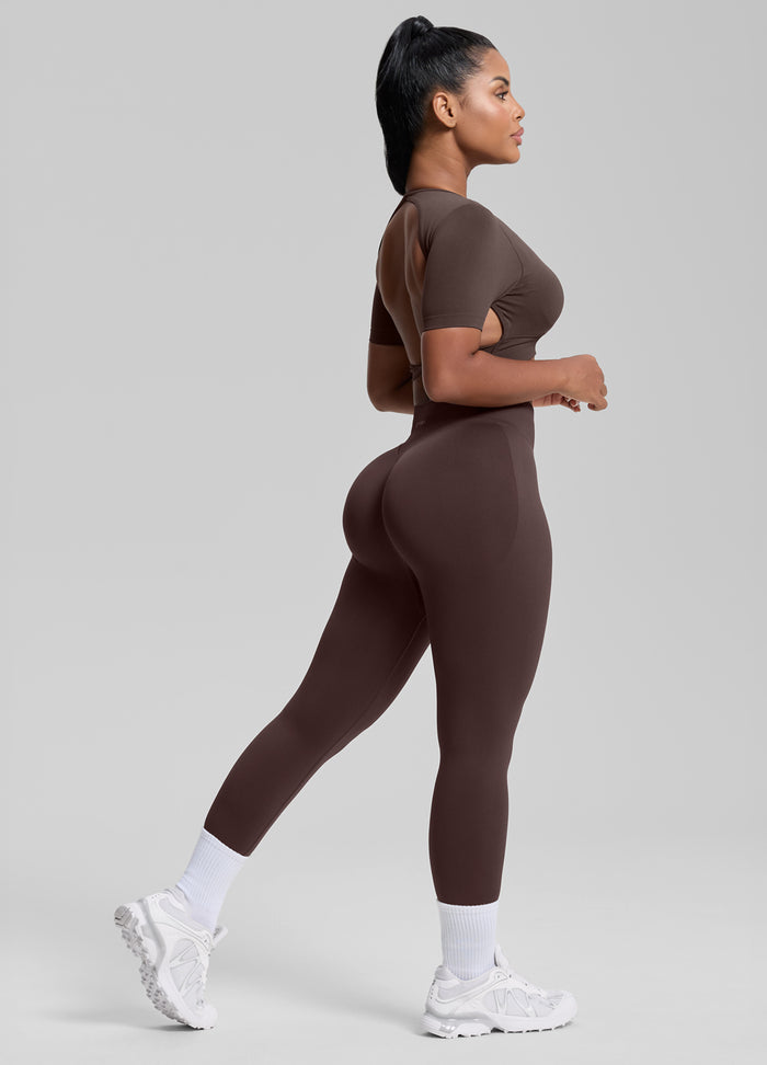 Ultrasculpt Leggings Modellanti a Vita Alta per il Controllo della Pancia e il Sollevamento dei Glutei