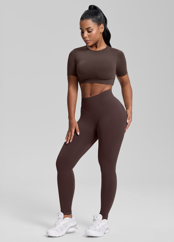 Ultrasculpt Leggings Modellanti a Vita Alta per il Controllo della Pancia e il Sollevamento dei Glutei