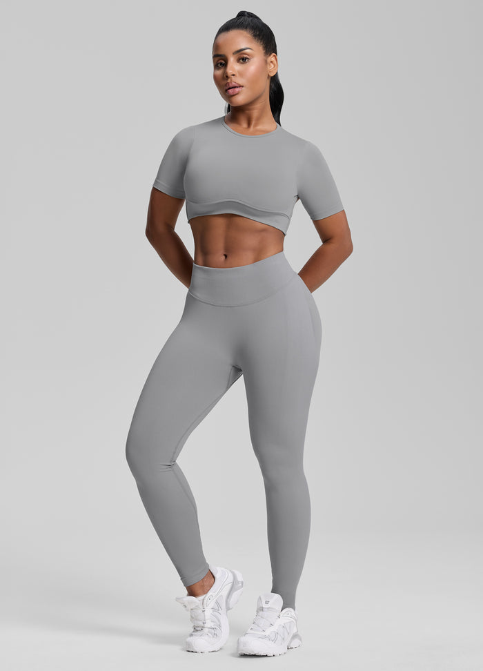 Ultrasculpt Leggings Modellanti a Vita Alta per il Controllo della Pancia e il Sollevamento dei Glutei