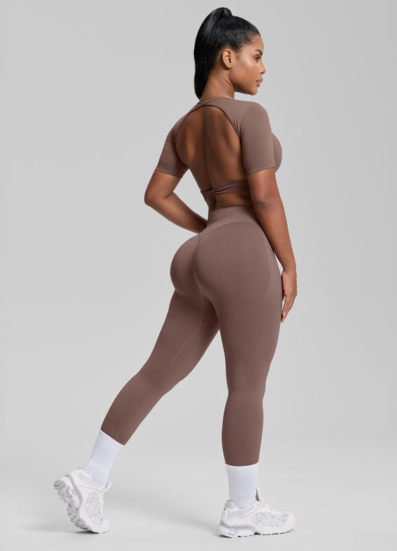 Ultrasculpt High Waisted Butt Lifting Tummy Control Shaping Training Leggings
