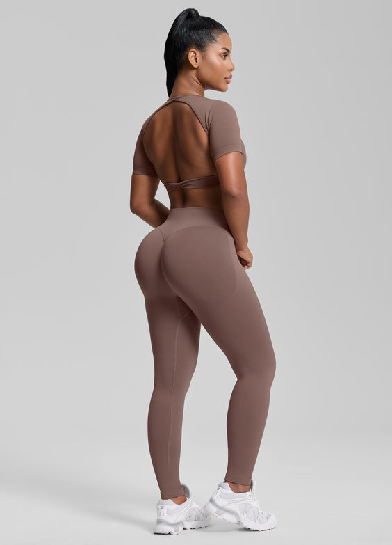 Ultrasculpt High Waisted Butt Lifting Tummy Control Shaping Training Leggings