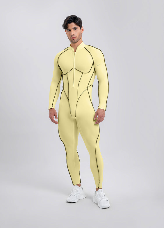 Herosuit de costura contorneada