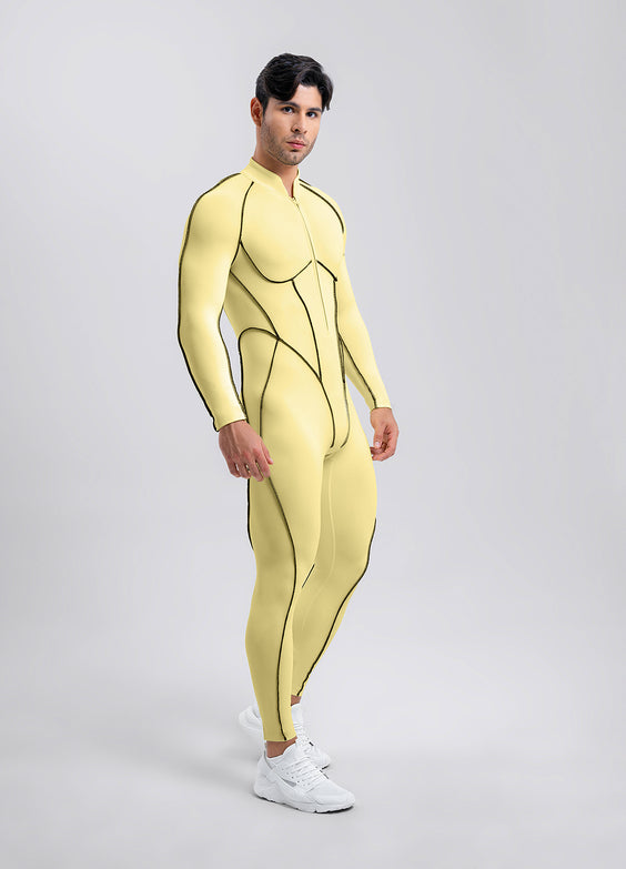 Herosuit de costura contorneada