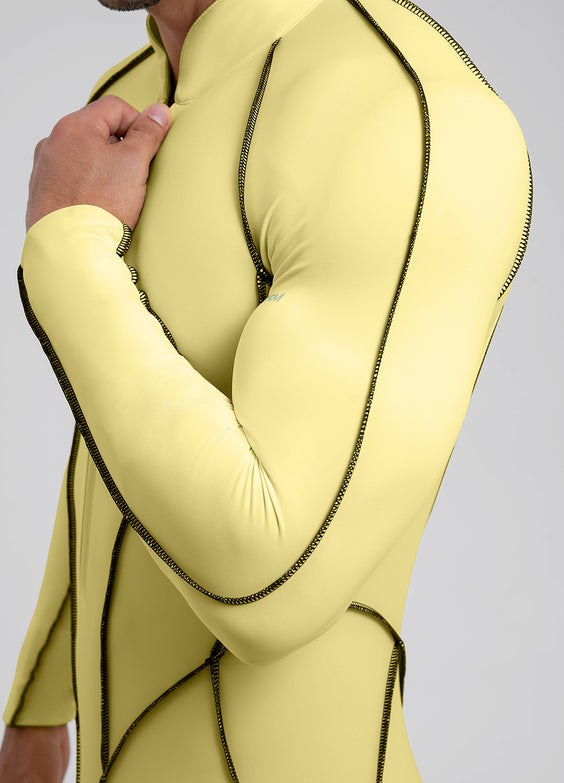 Herosuit de costura contorneada