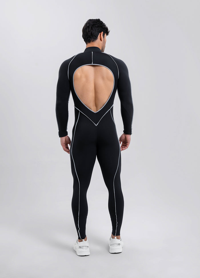 بدلة Catsuit محددة الخياطة