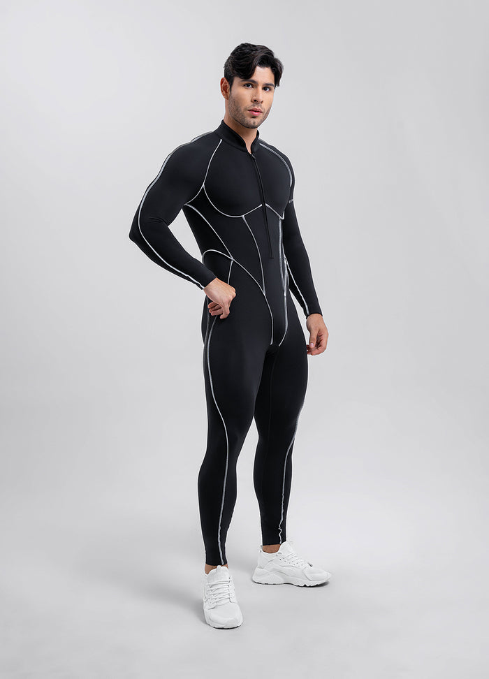 بدلة Catsuit محددة الخياطة