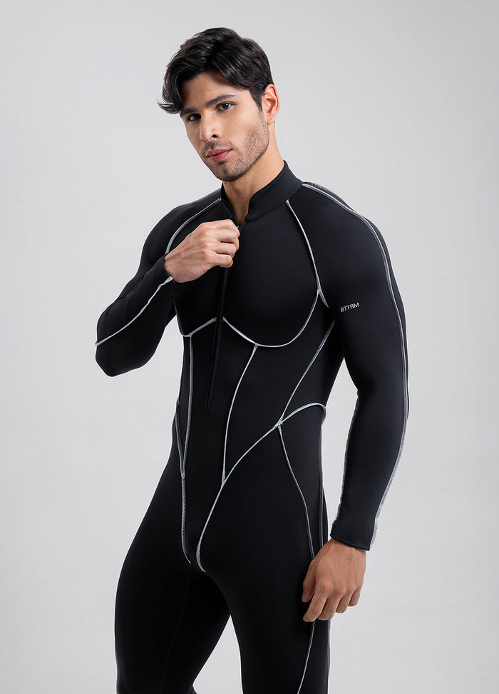 بدلة Catsuit محددة الخياطة