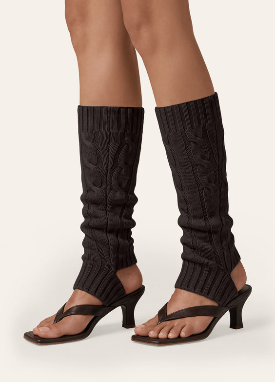 Cable Knit Leg Warmers