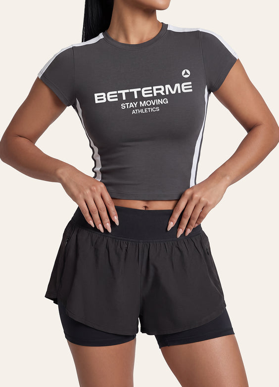 Athletics Graphic Cropped Tee