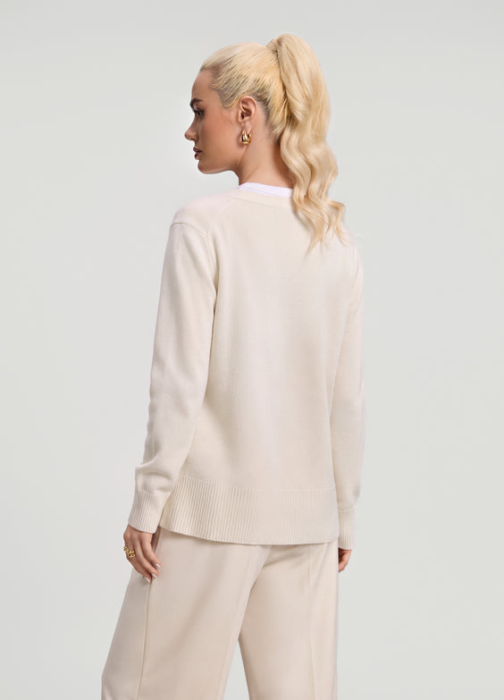Classic Button Wool Cardigan