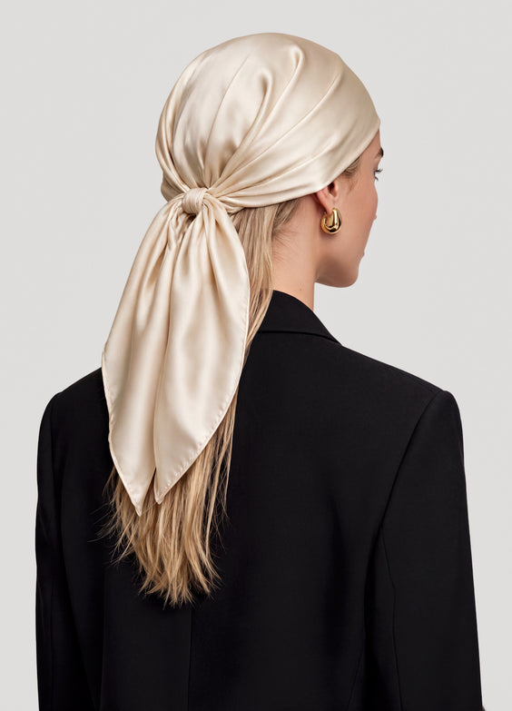 Satin Square Headscarf