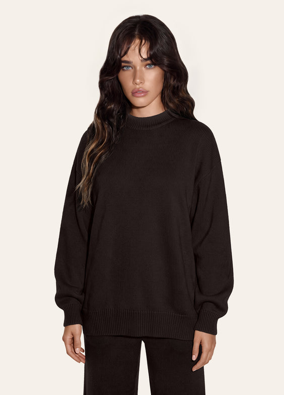 Everyday Crew Neck Knit Sweater
