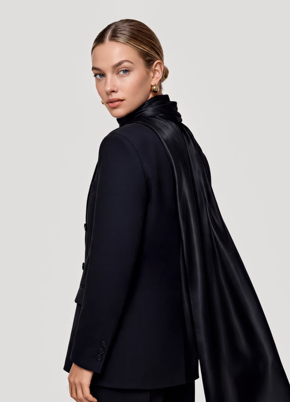 Satin Wrap Shawl