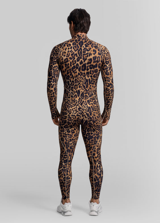 Golden Leopard Closed-Back Herosuit