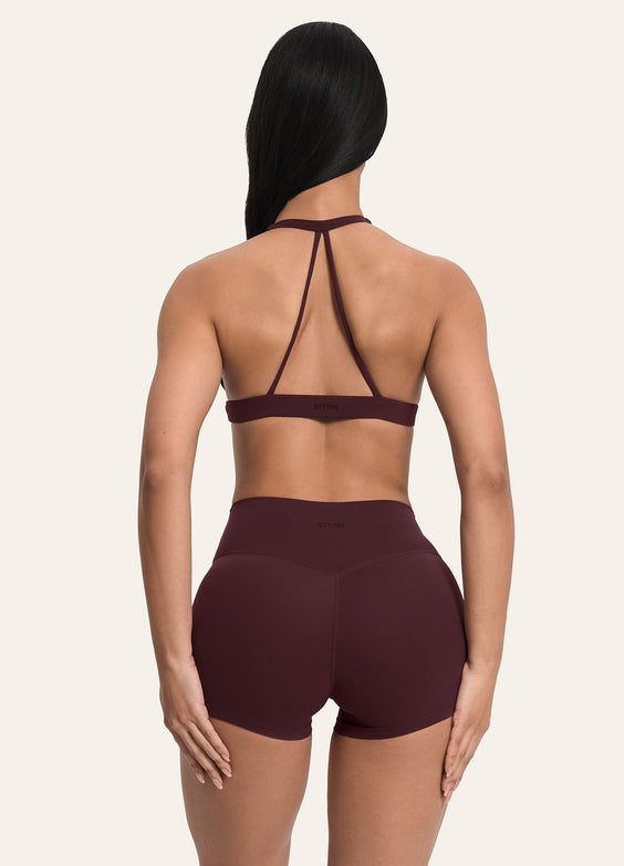 Plunge Neck Bra Top
