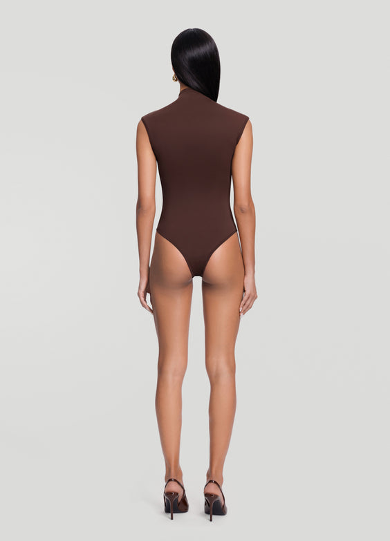 Mockneck Sleeveless Bodysuit