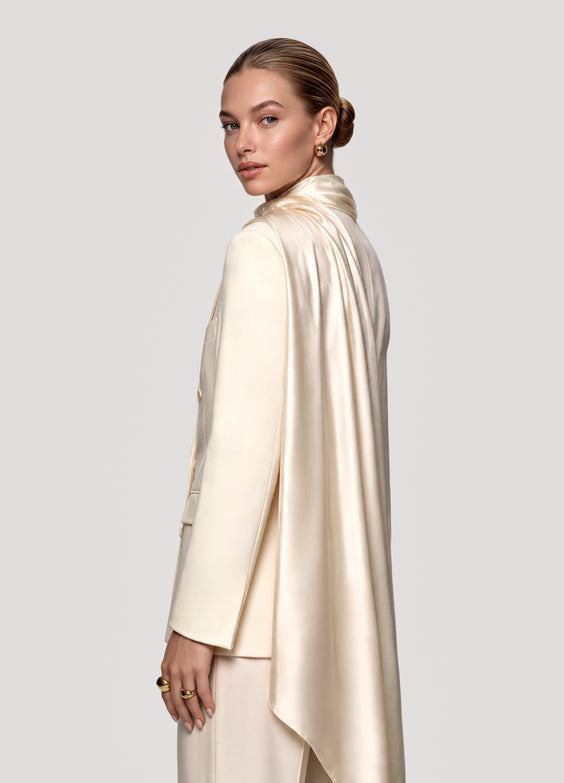 Satin Wrap Shawl
