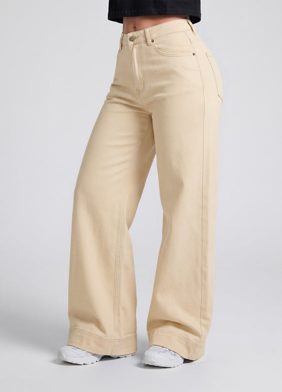 High Waisted Wide Leg Jeans