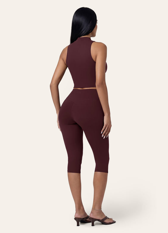 High-Waisted Sculpt Capri Leggings