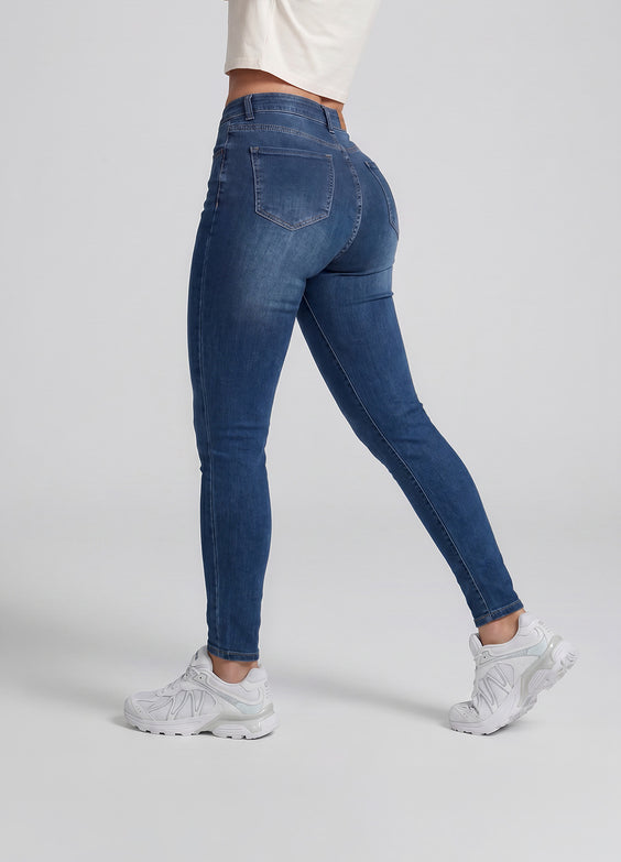 High Waisted Skinny Jeans