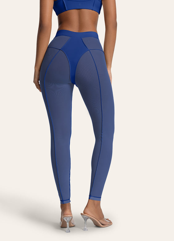 Semi-Sheer High-Rise Leggings