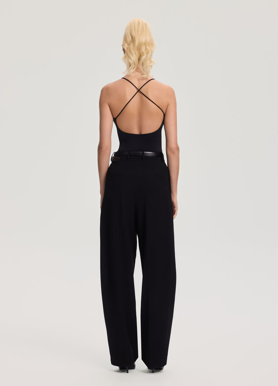 Mid Rise Wide-Leg Pants